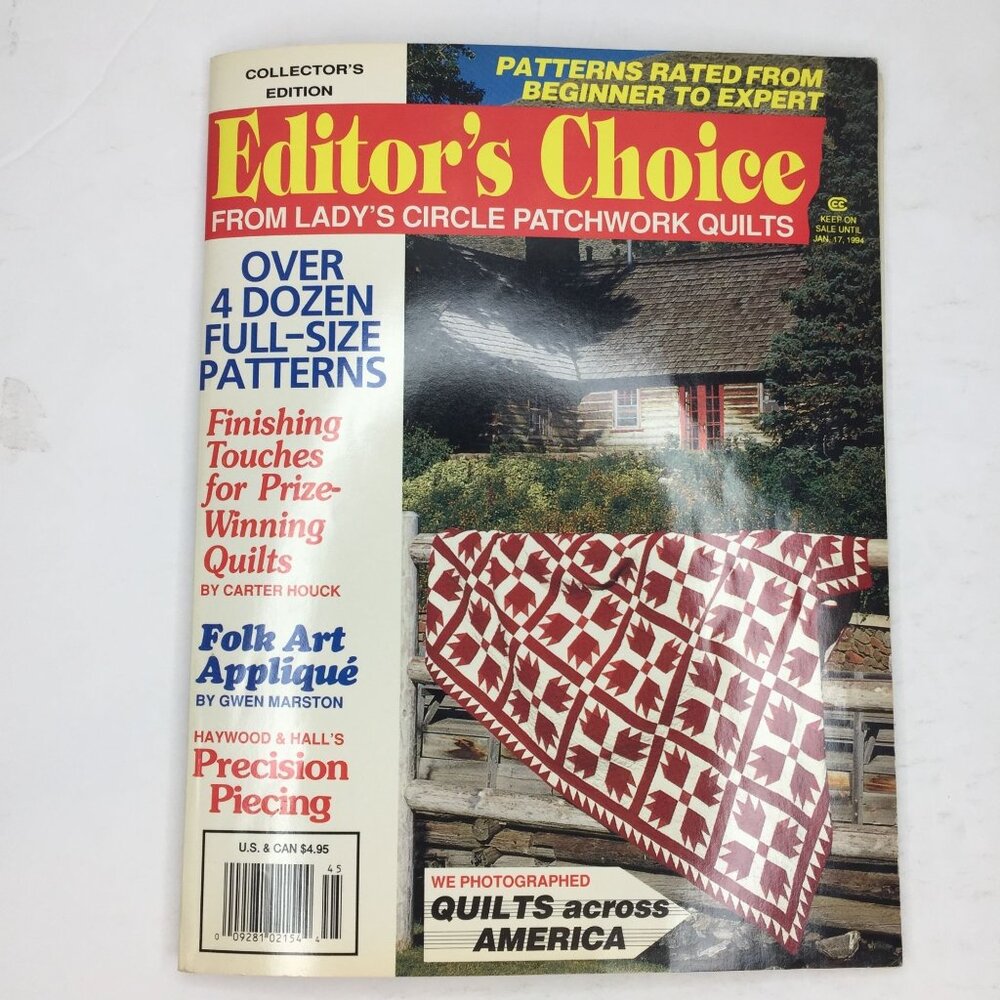 Editors Choice Ladys Circle Patchwork Quilts Magazine Collectors Edition America